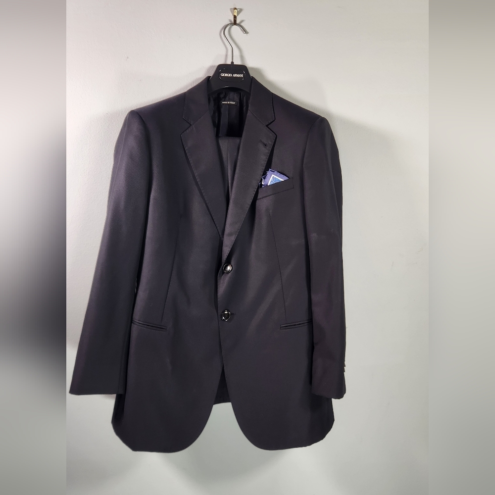 Giorgio Armani Black 2 piece suit
